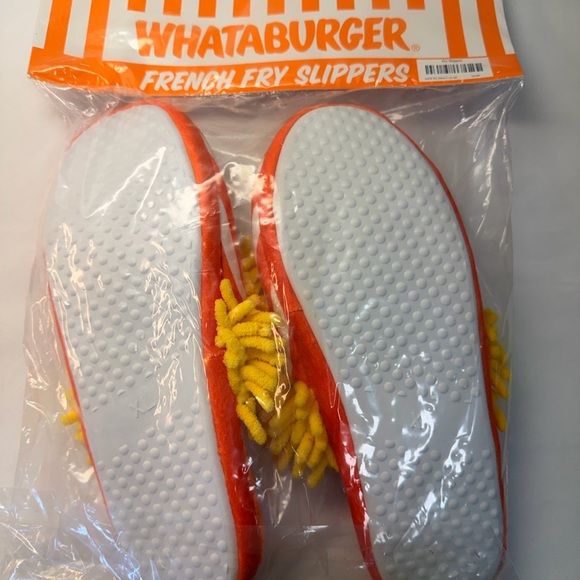 NWT Whataburger French FRY Slippers Size XL 12" Long - Picture 5 of 6